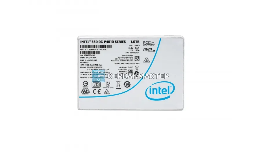 SSD-накопитель HPE 800GB 2.5" SAS 12Gb/s [EO000800JXBFL]