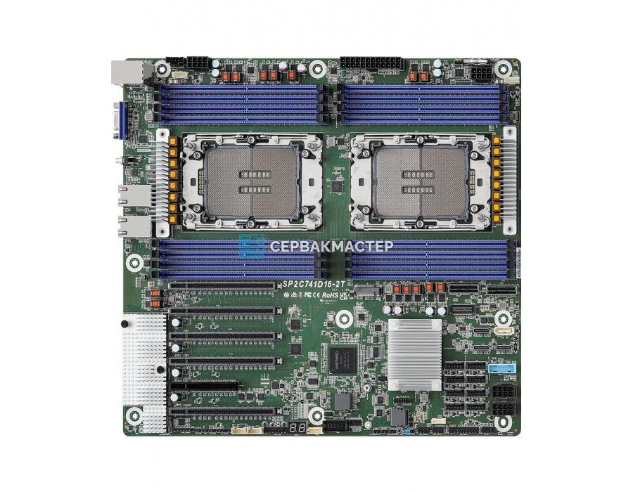 Материнская плата Supermicro X14DBI E-ATX, 2x LGA4710, 16 DIMM DDR4 [MBD-X14DBI-B] — купить в СервакМастер