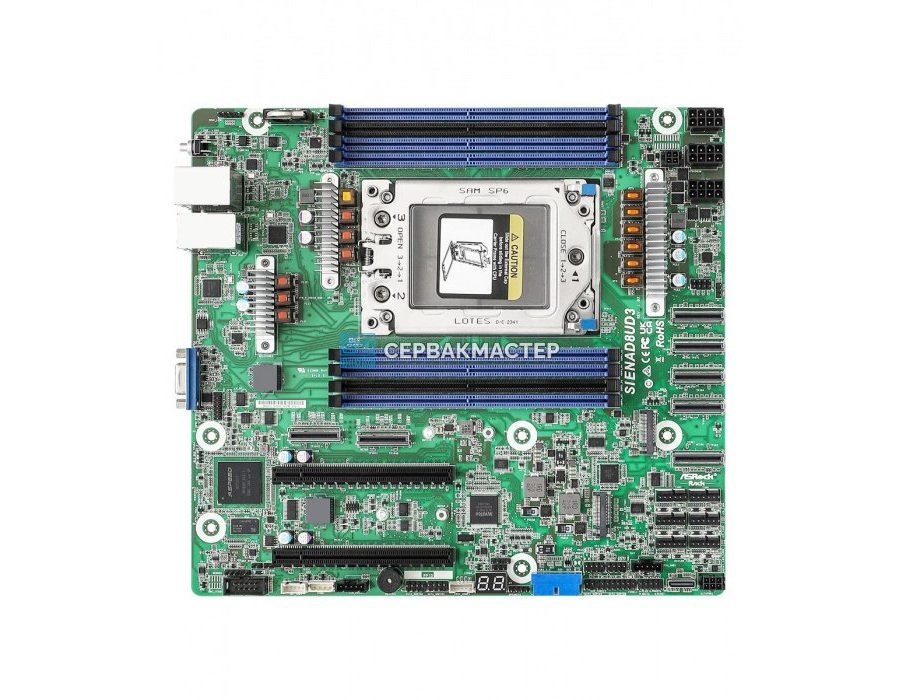Серверная материнская плата ASRock Rack B650D4U3-2Q/BCM — Micro-ATX, AM5, 4 DIMM DDR5 — купить в СервакМастер