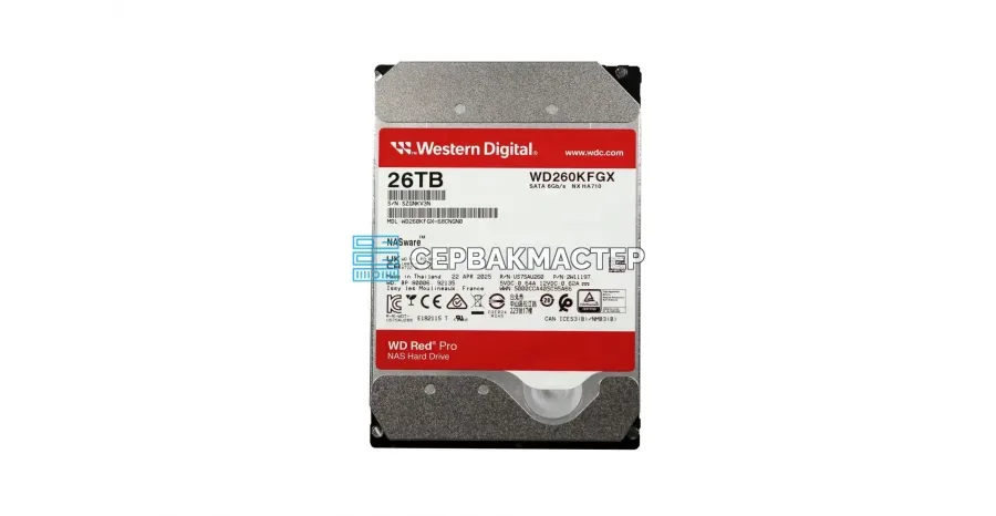 HDD WD Ultrastar DC HA340 10TB 3.5" SATA 6Gb/s [WUS721210BLE604] — купить в СервакМастер