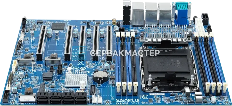 Материнская плата Gigabyte MW53-HP0 Rev 1.x/3.x (ATX, LGA4677, 8 DIMM) — купить в СервакМастер