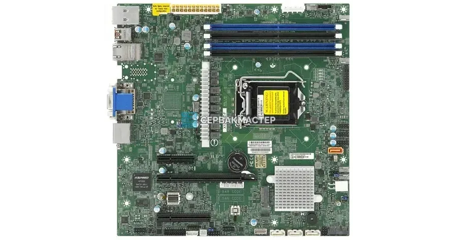 Материнская плата Supermicro X12SCZ-F (Micro-ATX, LGA1200, 4 DIMM) [MBD-X12SCZ-F] — купить в СервакМастер