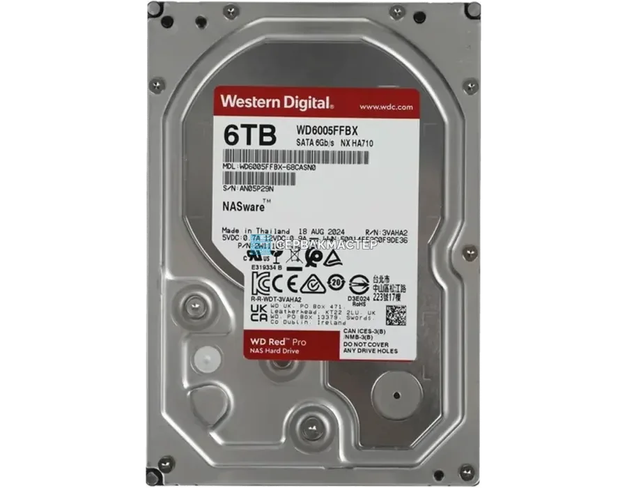 HDD WD Ultrastar DC HA340 10TB 3.5" SATA 6Gb/s [WUS721210BLE6L4] — купить в СервакМастер