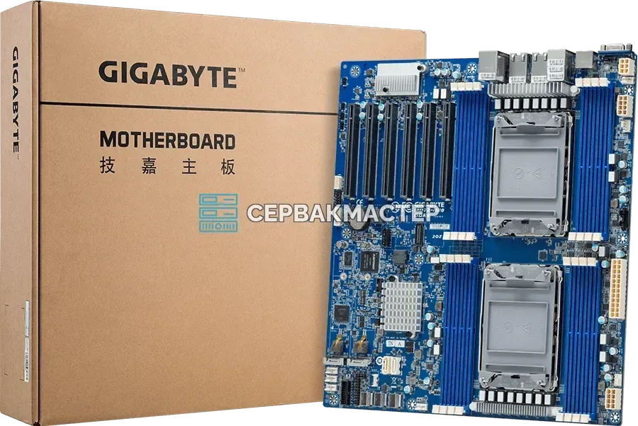 Серверная материнская плата Gigabyte MD72-HB2 Rev 1.x на 2 сокета LGA4189, E-ATX, 16 DIMM — купить в СервакМастер