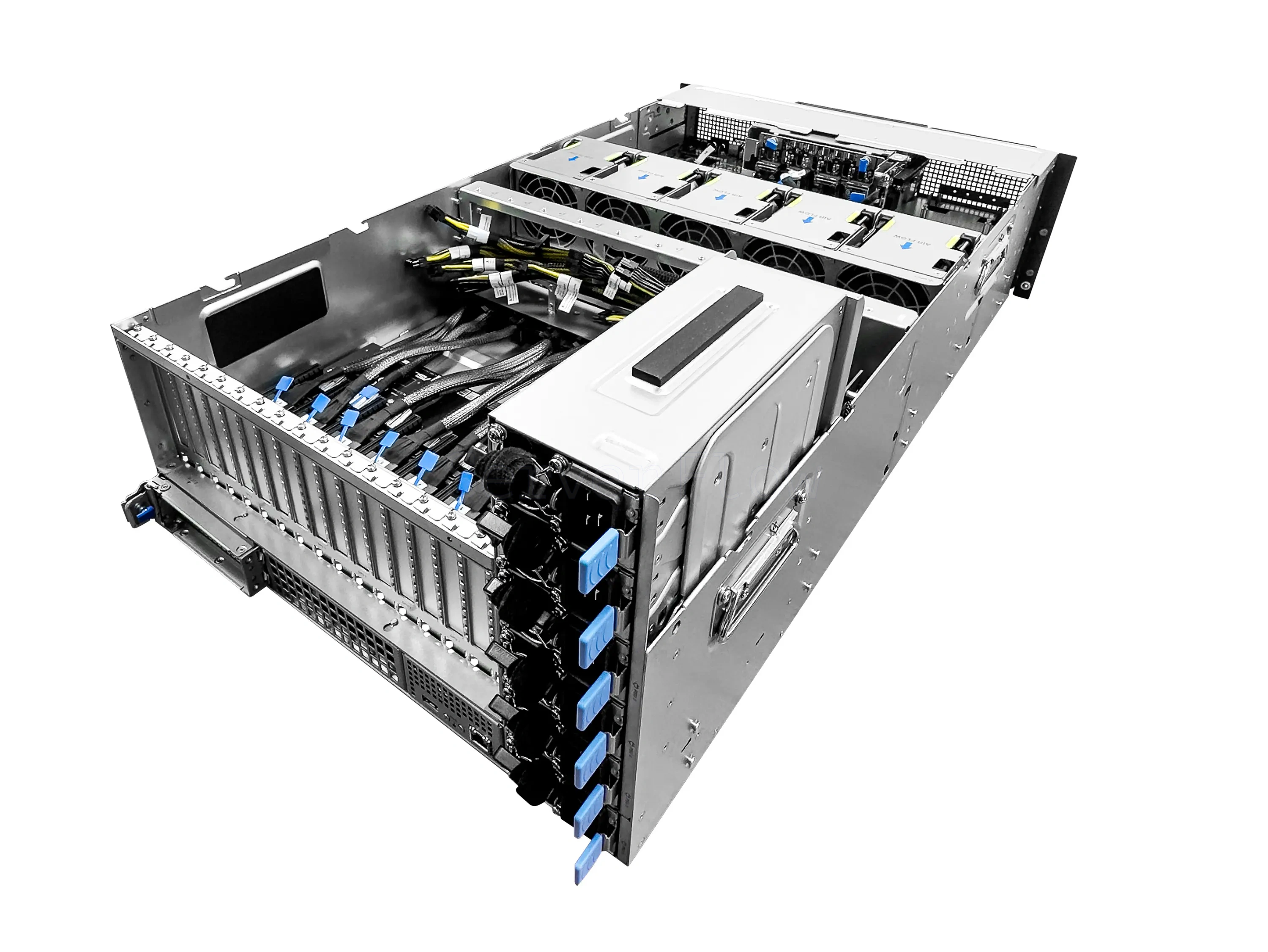 Сервер ASUS ESC8000A-E13-DR с 8× RTX PRO 6000 Blackwell 96GB, 2× EPYC 9174F и RAM 256GB — купить в СервакМастер