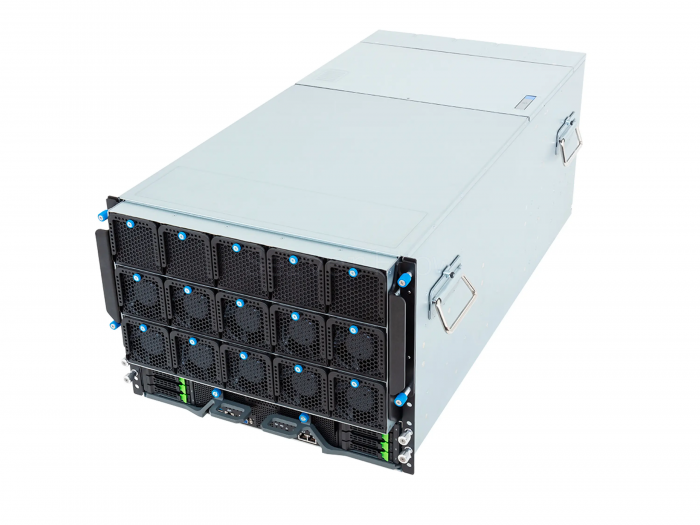 Сервер ASUS ESC8000A-E13-DR с 8× RTX PRO 6000 Blackwell 96GB, 2× EPYC 9174F и RAM 256GB — купить в СервакМастер