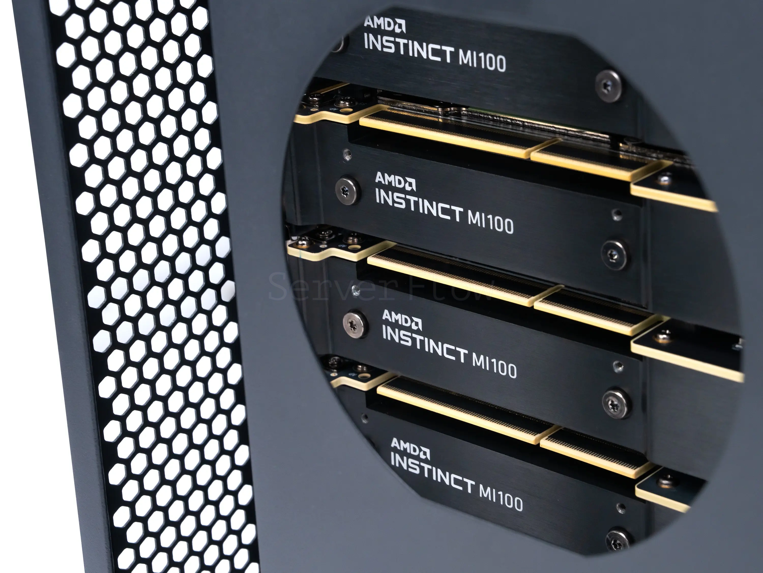 Сервер для ИИ Phanteks Enthoo Pro 2 Server Edition: 4× AMD Instinct MI100 32GB + EPYC 7702 + 512GB RAM — купить в СервакМастер
