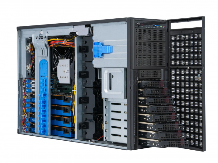 Supermicro 4125GS-TNRT: 8× NVIDIA H200 NVL 141 ГБ и 2× AMD EPYC 9845 — купить в СервакМастер