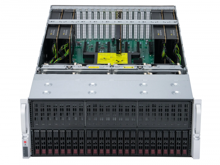 Купить Supermicro AS-2025HS-TNR с 2× Radeon AI PRO R9700 32GB и 2× EPYC 9124 в СервакМастер