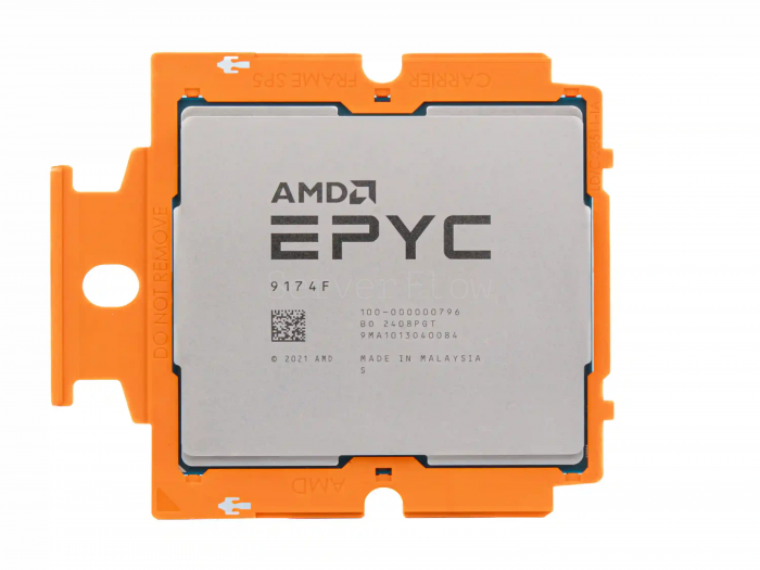 Купить процессор AMD EPYC 9174F (16 ядер, 4.1–4.4 ГГц, 320 Вт) в СервакМастер